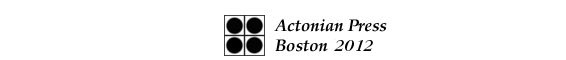 Actonian Press 2012