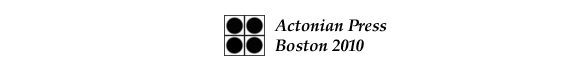 Actonian Press 2010
